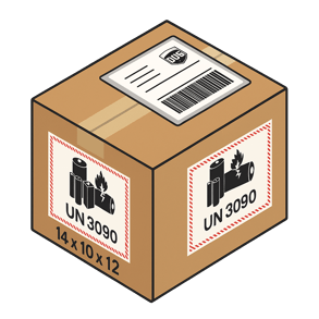 Label On Top Of Box